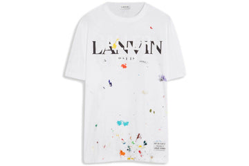 Lanvin x Gallery Dept. Logos Printed T-Shirt With Paint Marks