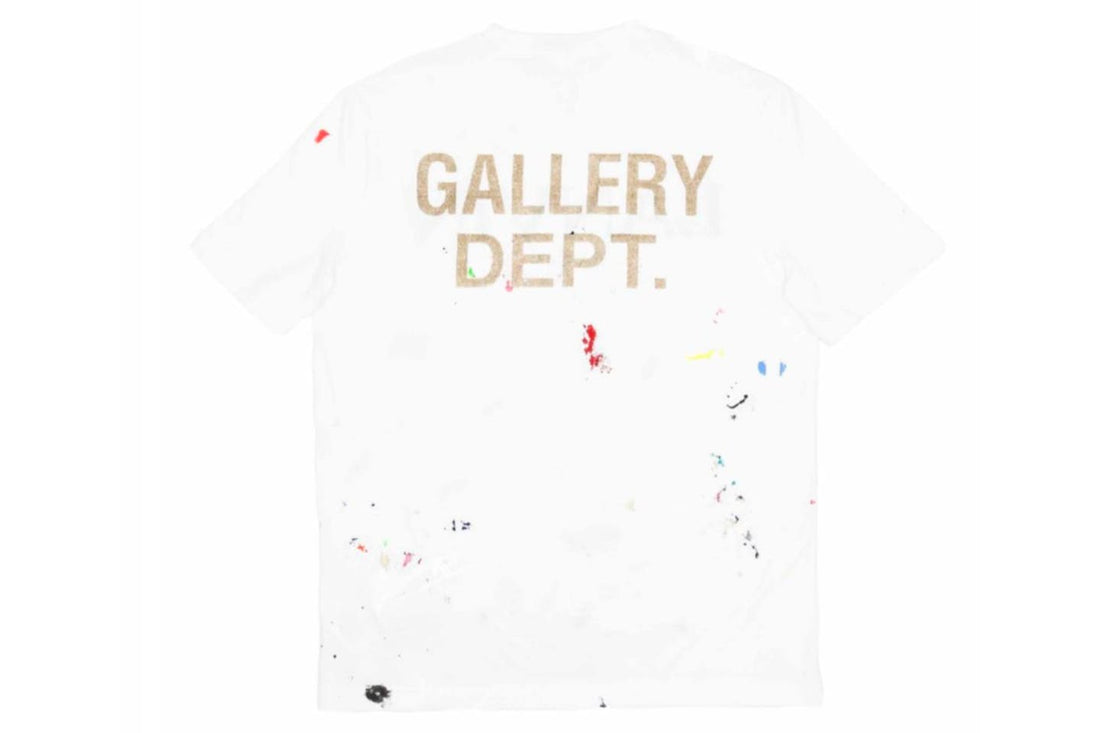 Lanvin x Gallery Dept. Logos Printed T-Shirt With Paint Marks